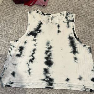 Tye dye crop tank